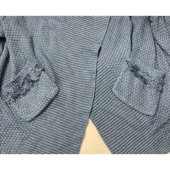 Matilda Jane Envision This Wrap Knit Cardigan Sweater Size XXL Blue - Picture 7 of 7